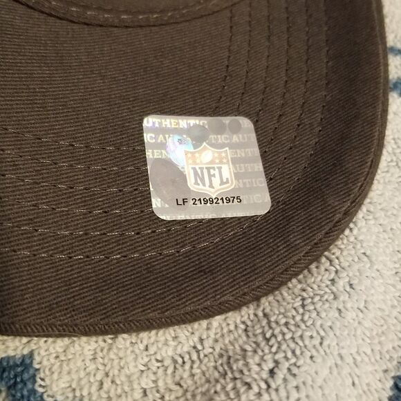 NFL Team Apparel Reebok Super Bowl 45 strapback Hat 2/6/2011 gray cotton - Picture 8 of 12